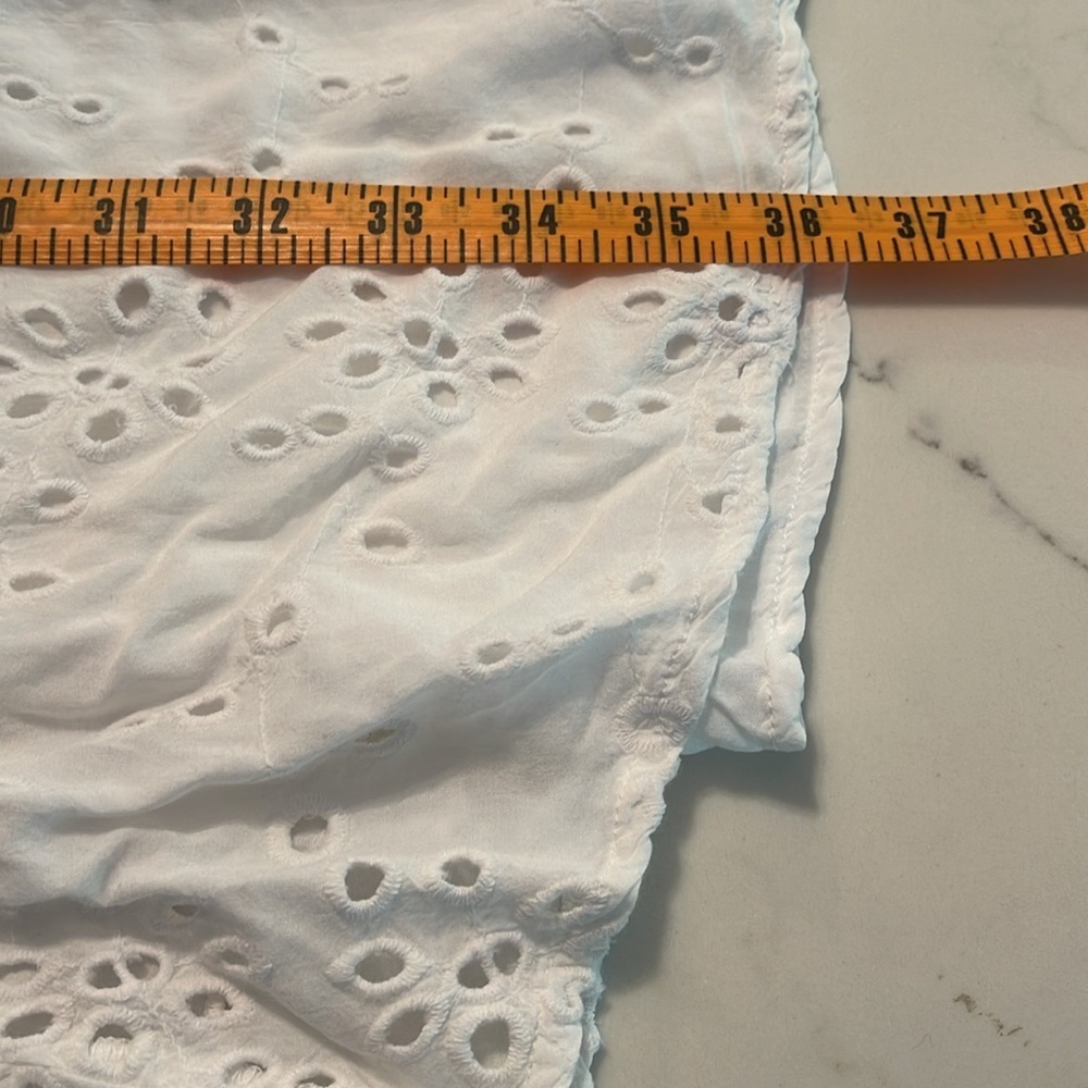 White Flowy Eyelet Dress with Slip by Velvet Graham & Spencer - Picture 10 of 10